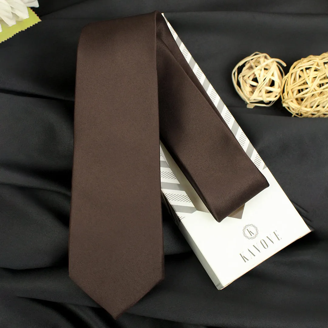 Kavove Classy Brown Necktie