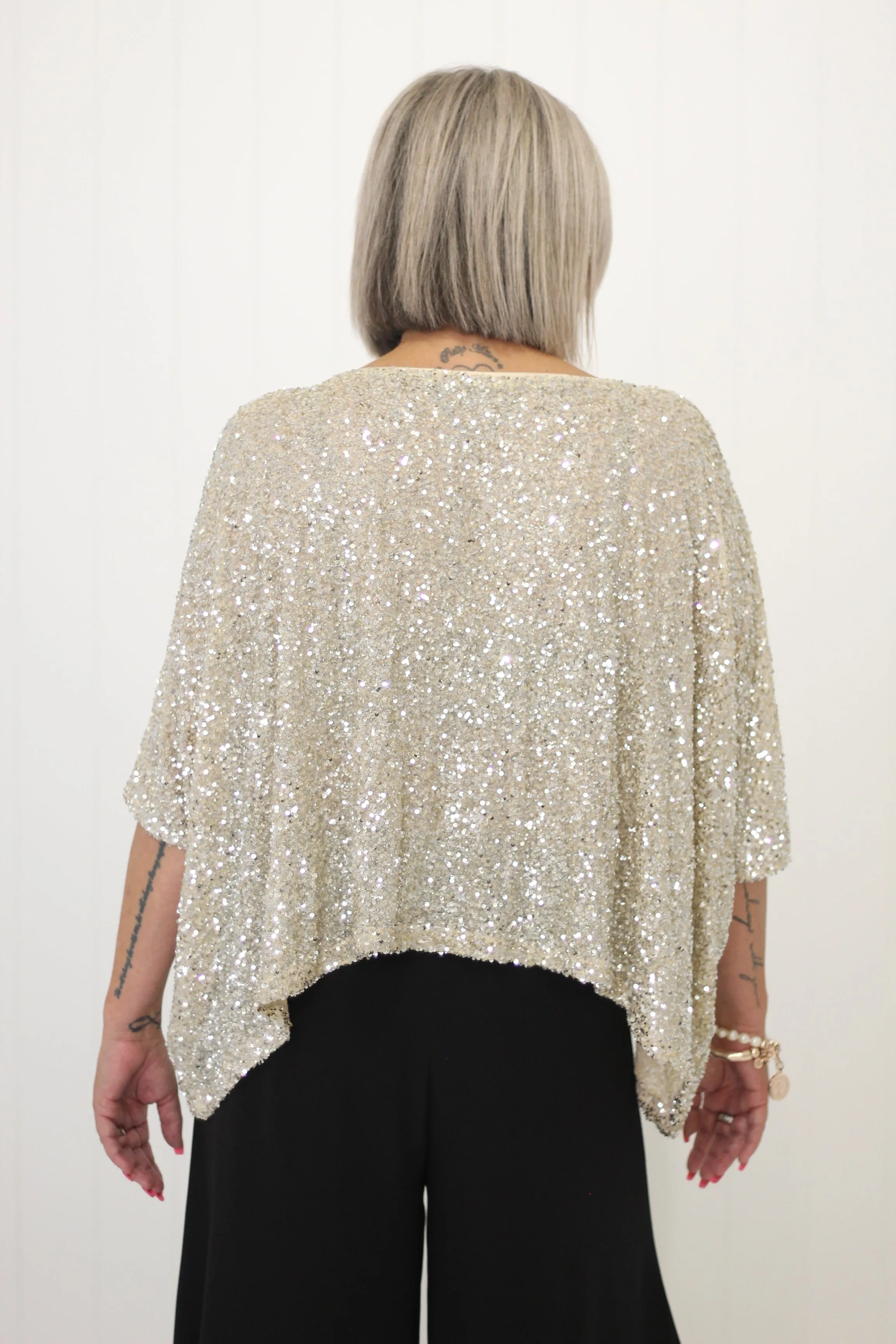 Kaylene Sequin Top