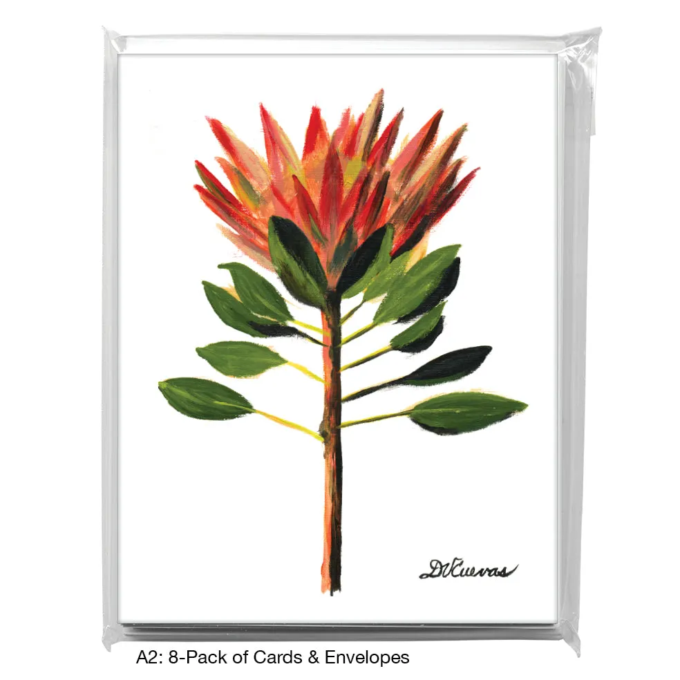 King Protea, Greeting Card (7408)