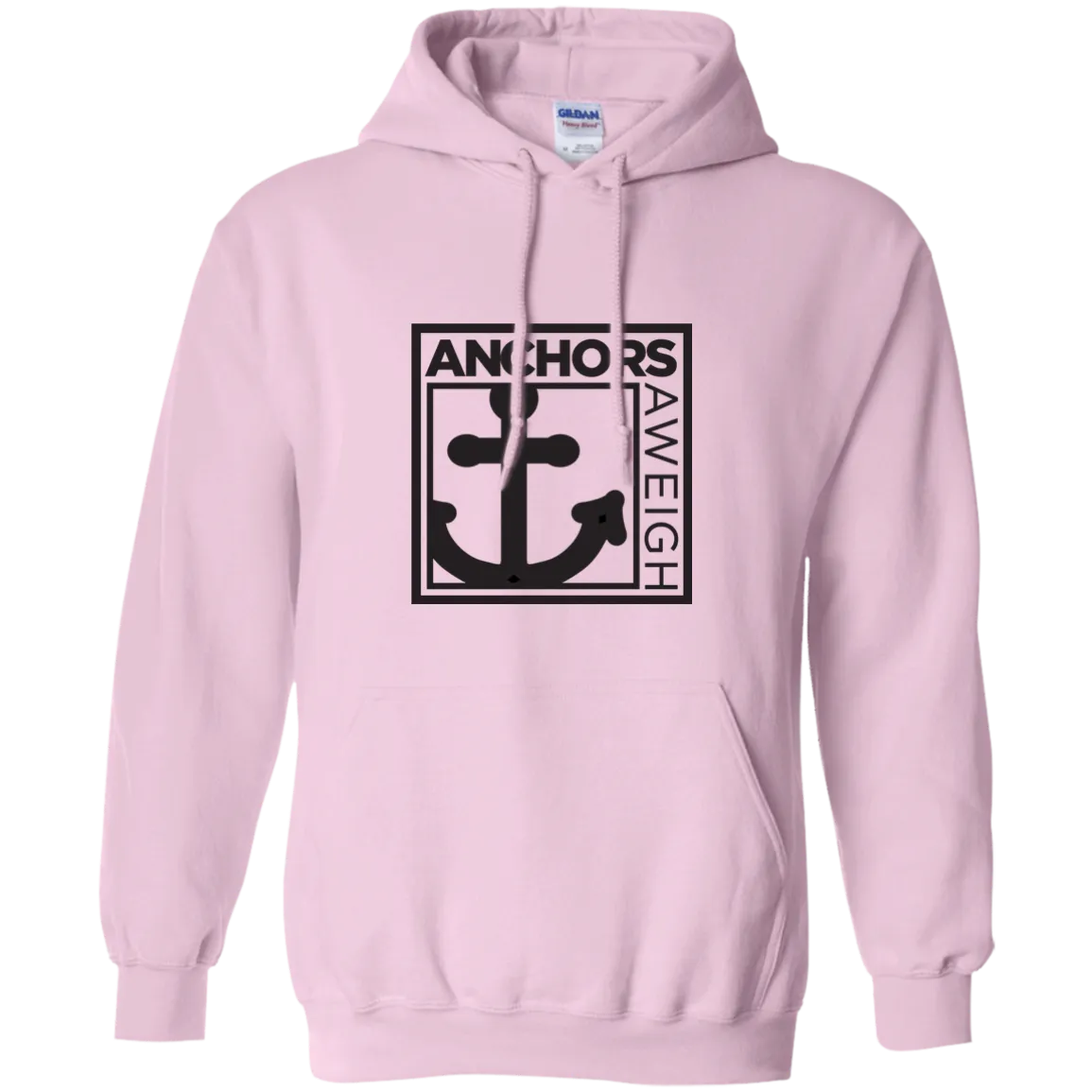 “Know Your Boat” – Anchor - Black on Pullover Hoodie 8 oz