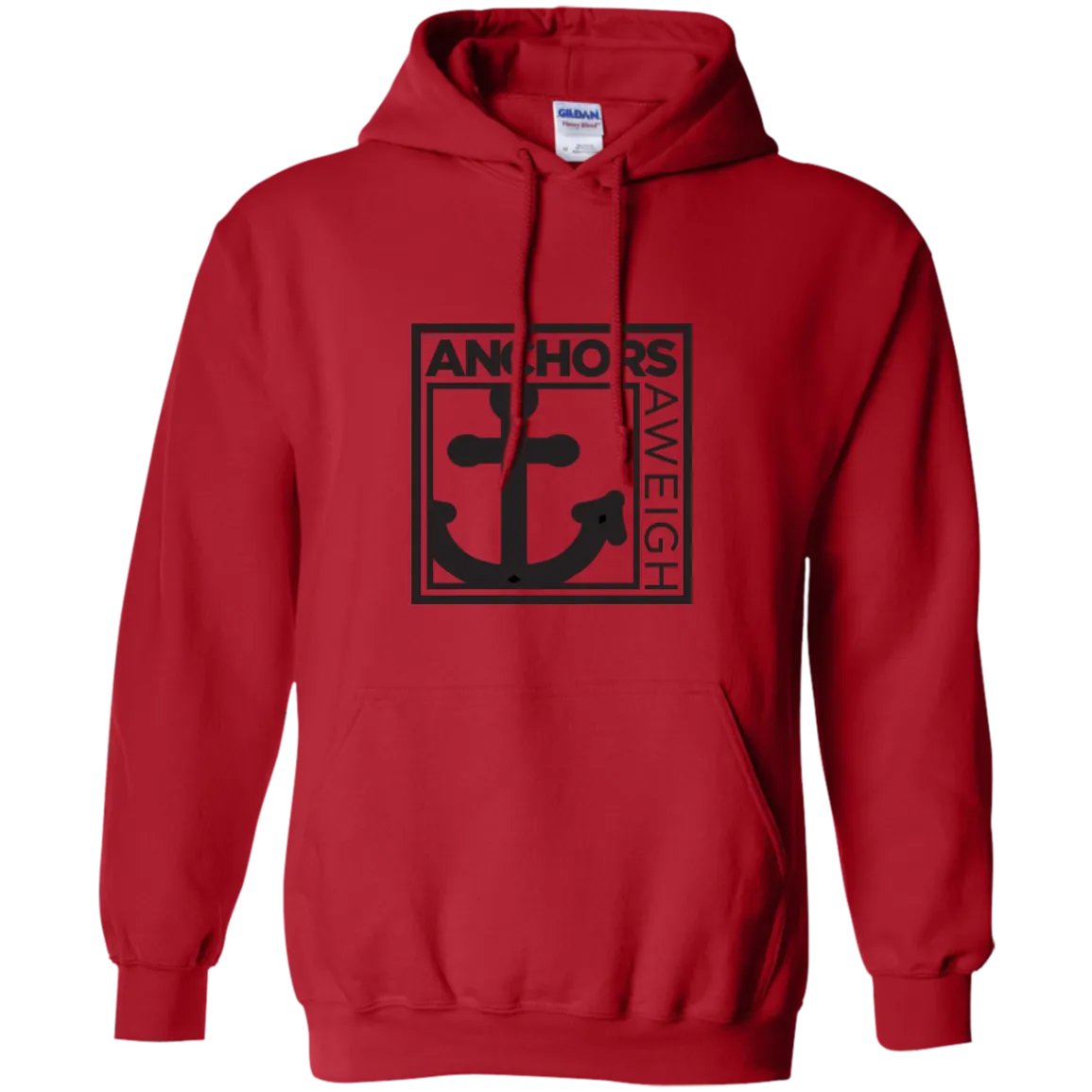 “Know Your Boat” – Anchor - Black on Pullover Hoodie 8 oz