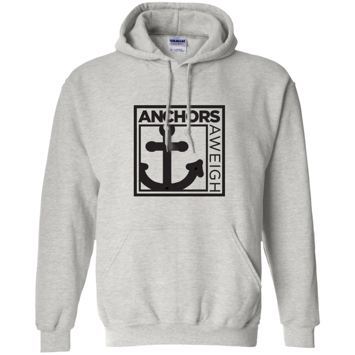 “Know Your Boat” – Anchor - Black on Pullover Hoodie 8 oz