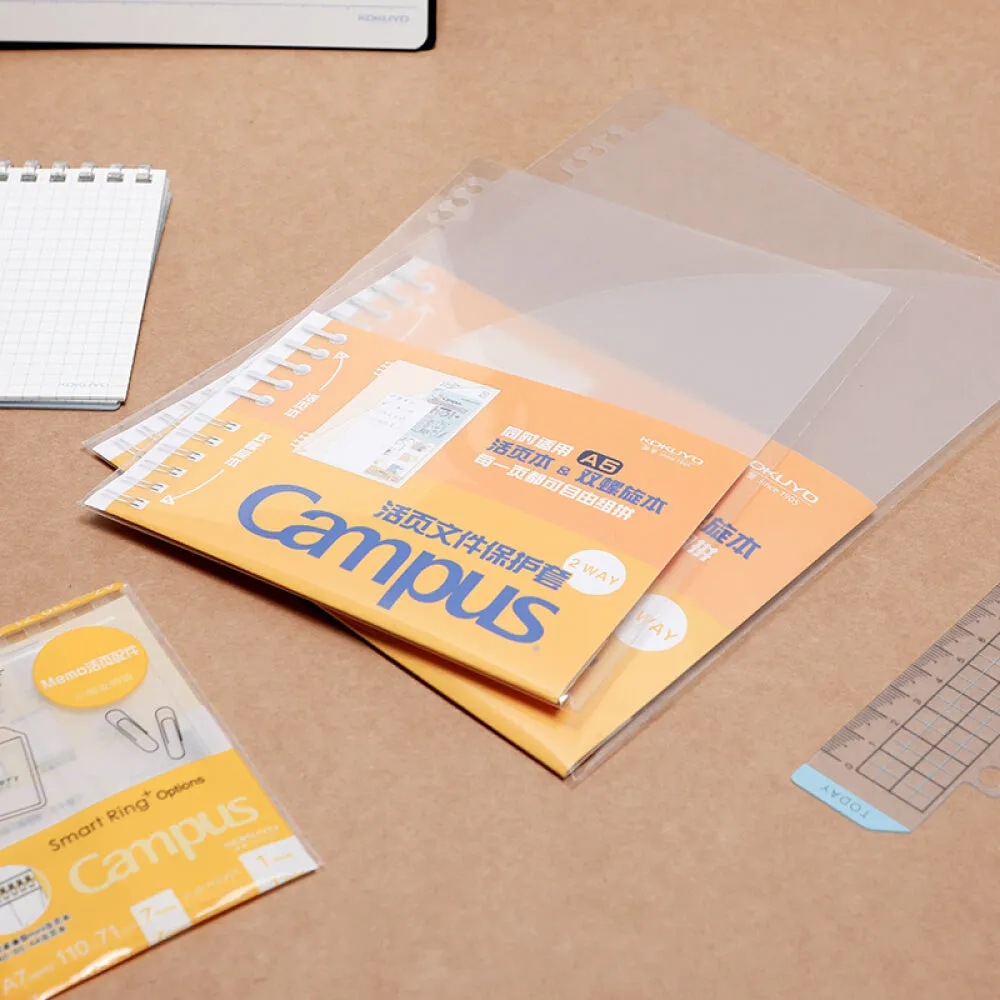 Kokuyo Campus 2-Way PVC Sleeve (A5/B5)