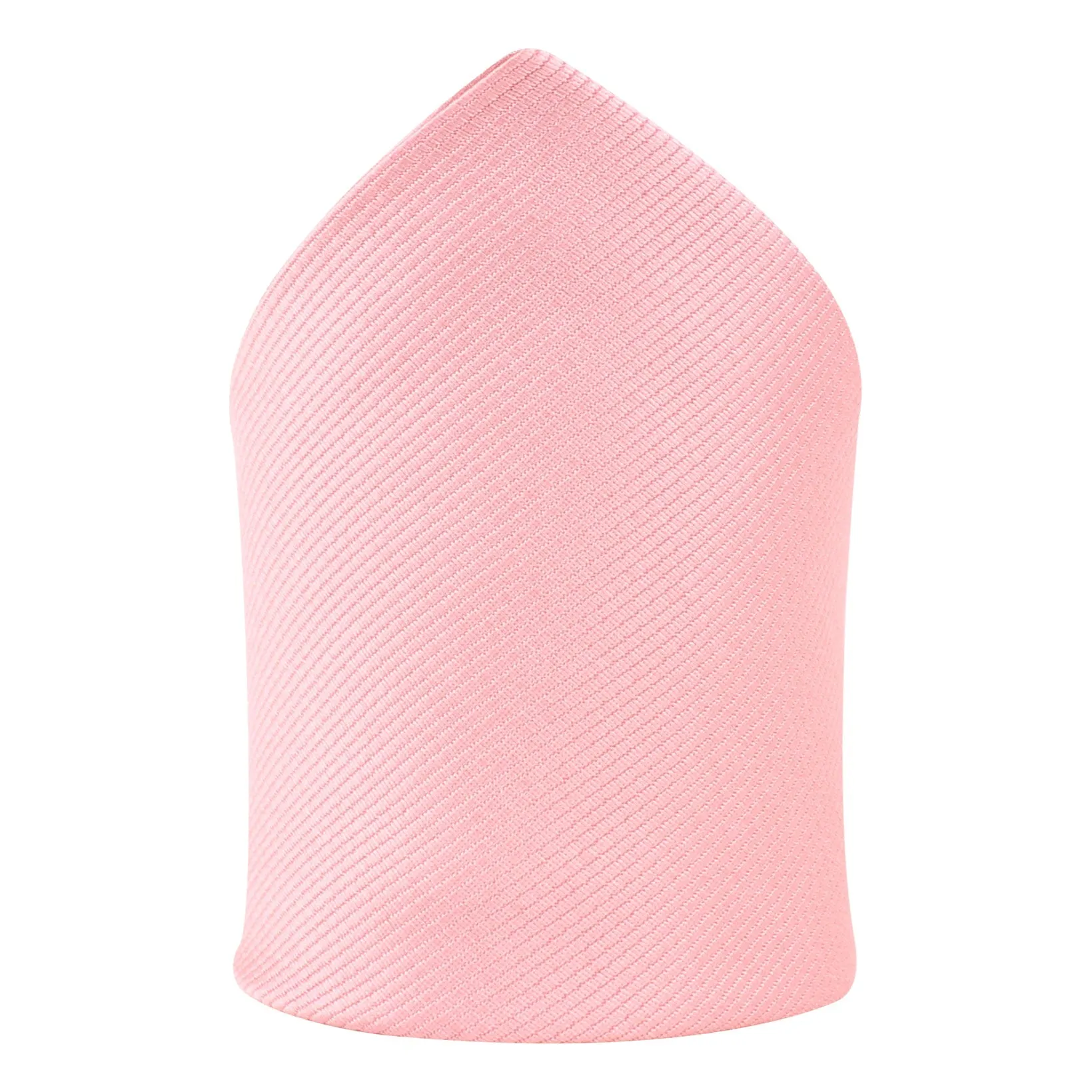 Kovove The Elegant Self Striped Pink Pocket Square For Men