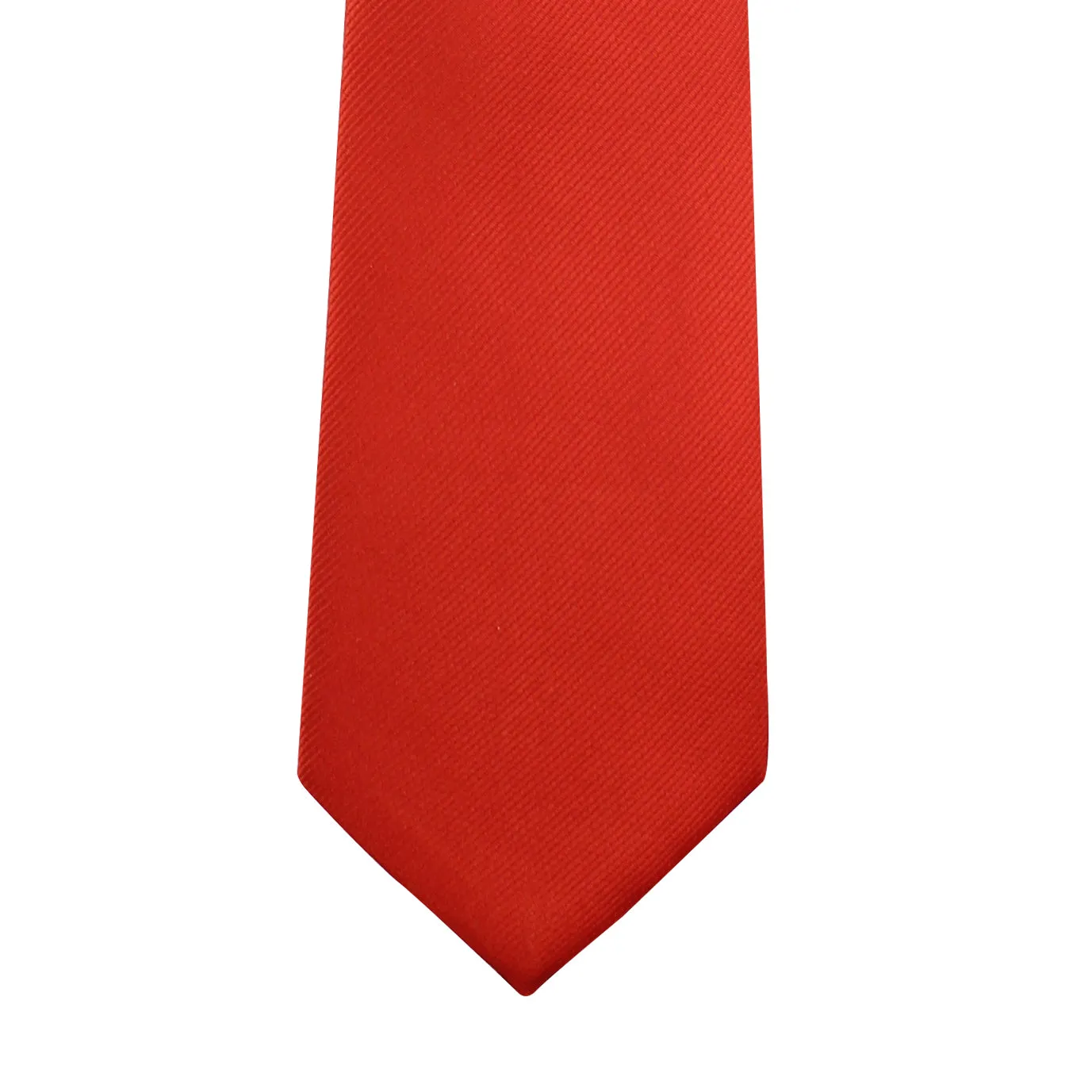 Kovove The Elegant Self Striped Red Necktie and Pocket Square Gift Box