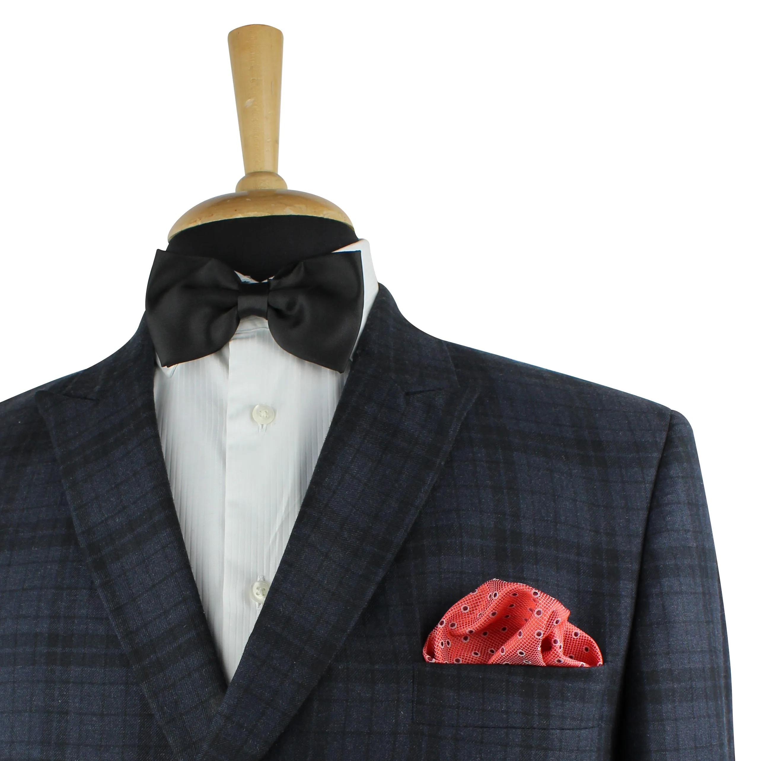 Kovove The Enchanting Polka Dot Red Pocket Square For Men