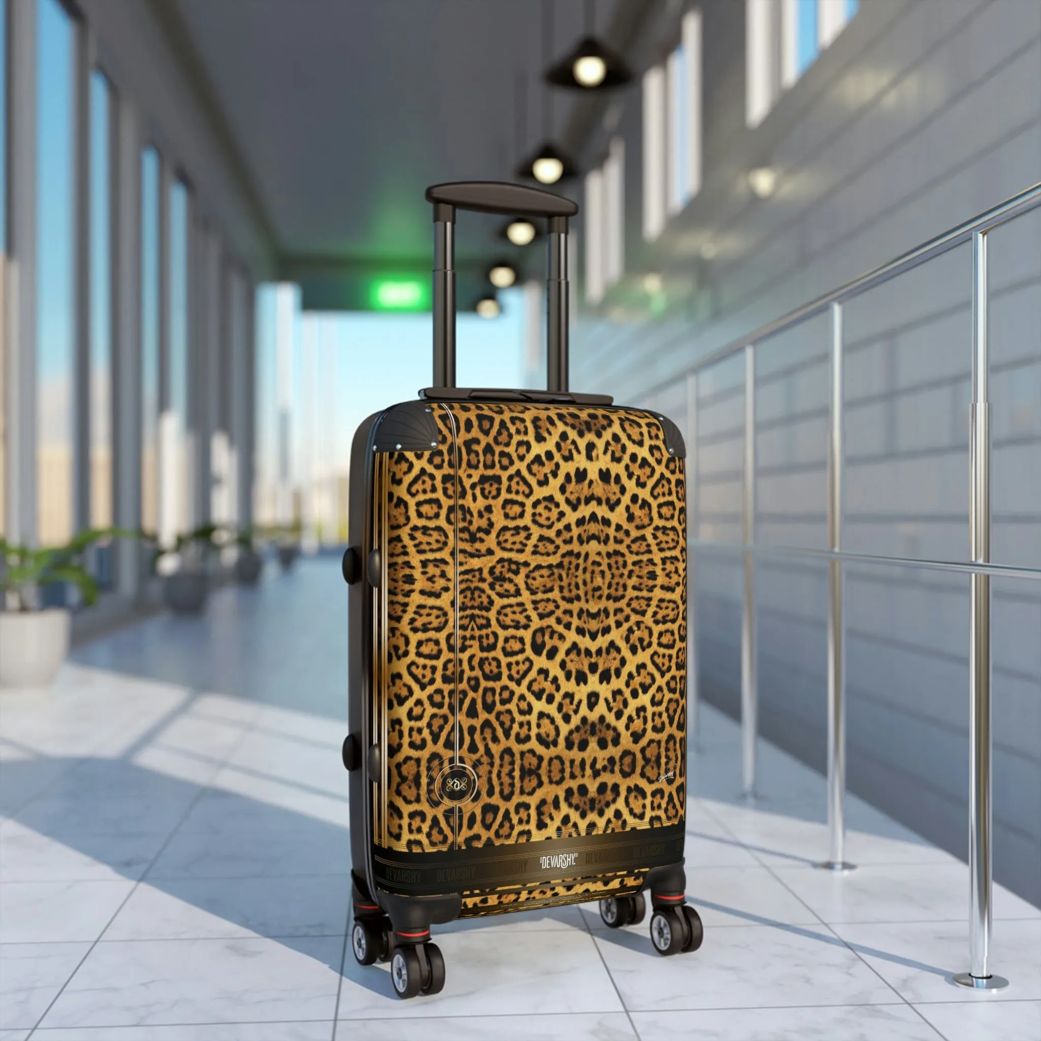 Leopard Print Suitcase 3 Sizes Carry-on Suitcase Animal Print Luggage Luxury Hard Shell Suitcase| 100176