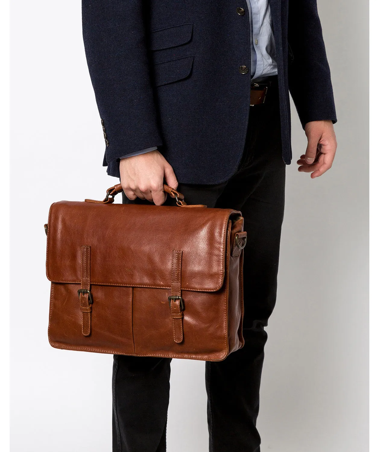 'Lorton' Treacle Leather Briefcase