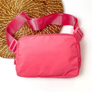 Love the Journey Fanny Pack in Watermelon Pink