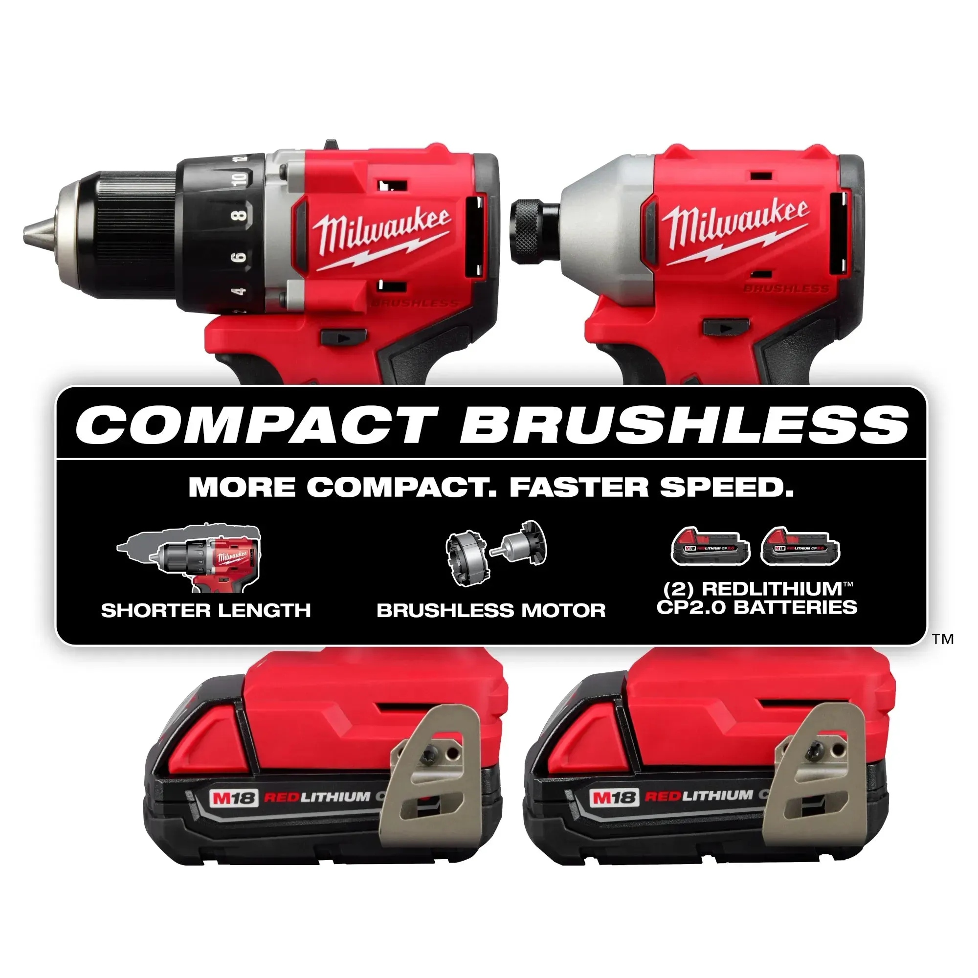 M18 Compact Brushless 2-Tool Combo Kit