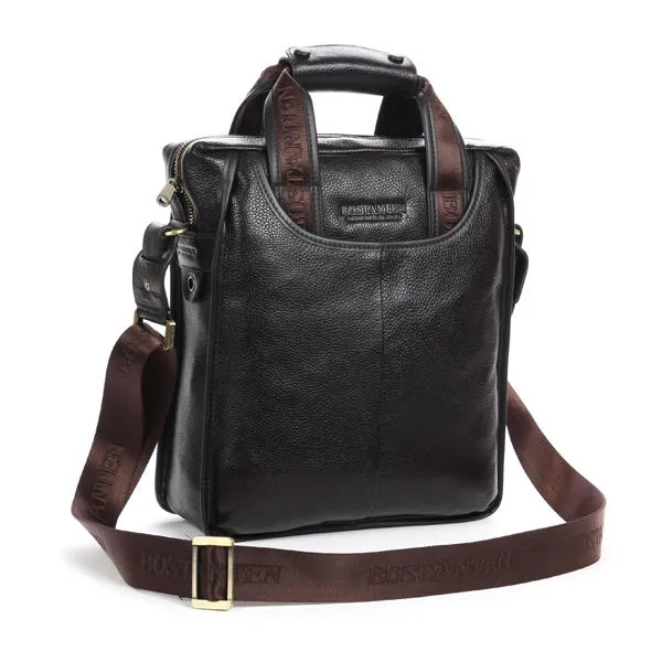 Men Business Genuine Leather Crossbody Bag Handbag Shoulder Messenger Briefcase