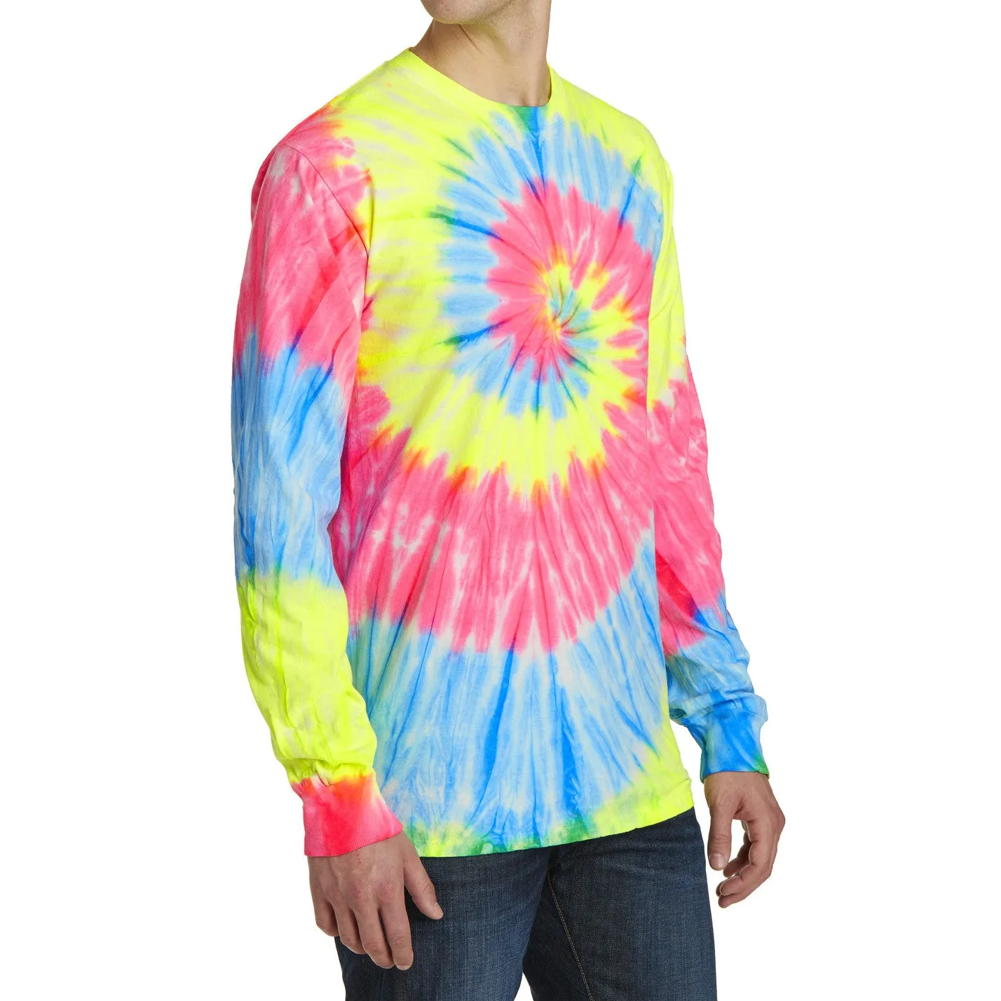 Men's Tie-Dye Long Sleeve Tee