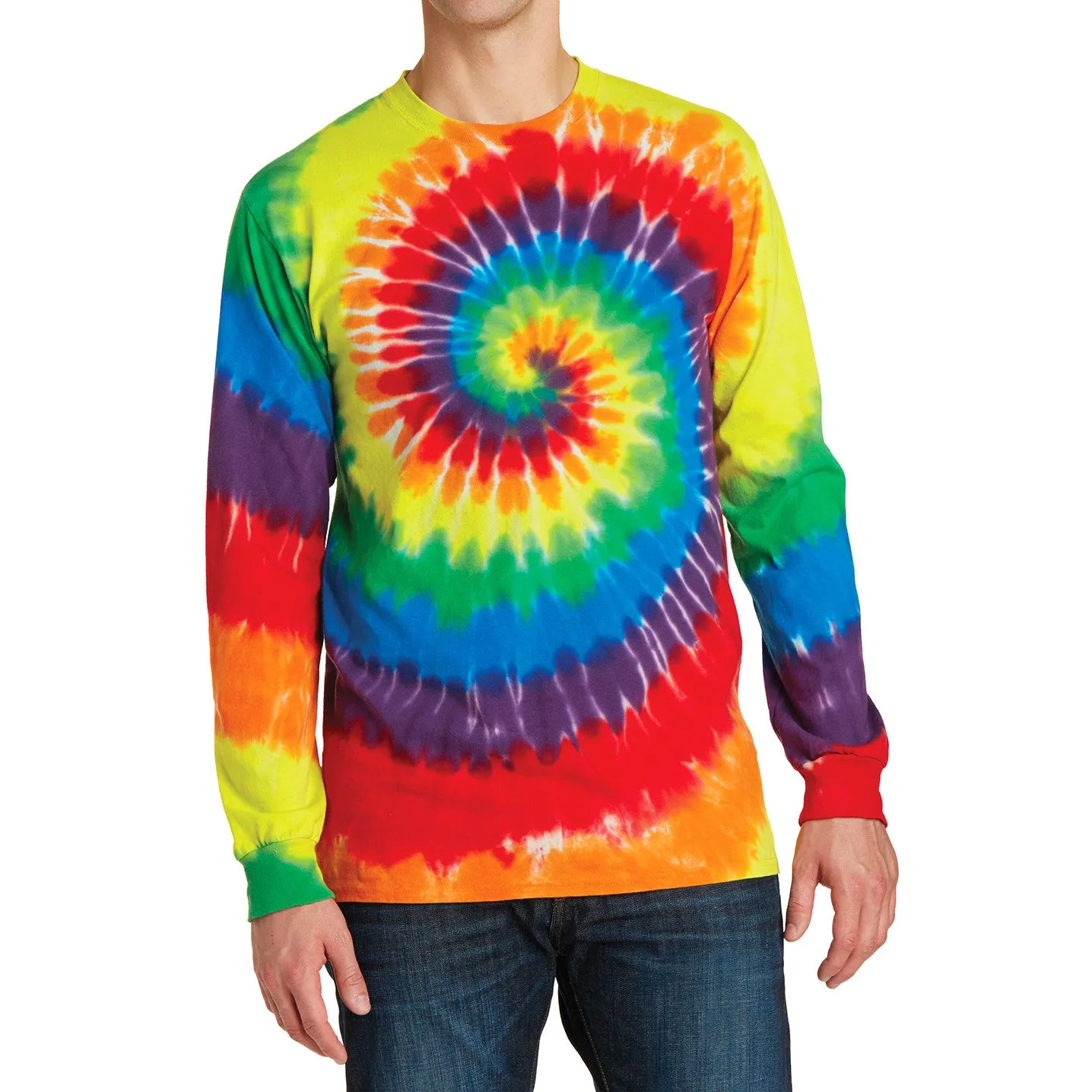 Men's Tie-Dye Long Sleeve Tee