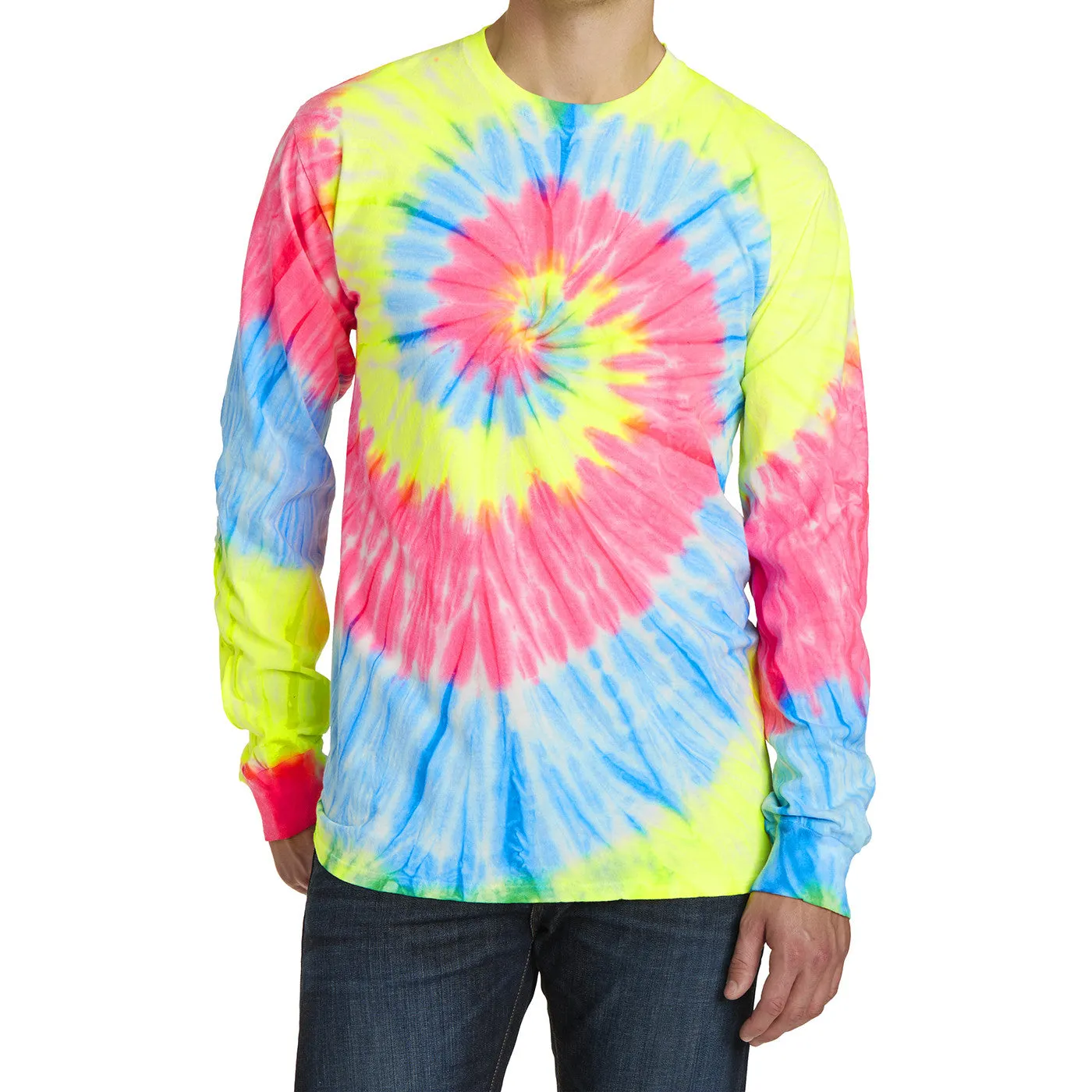 Men's Tie-Dye Long Sleeve Tee