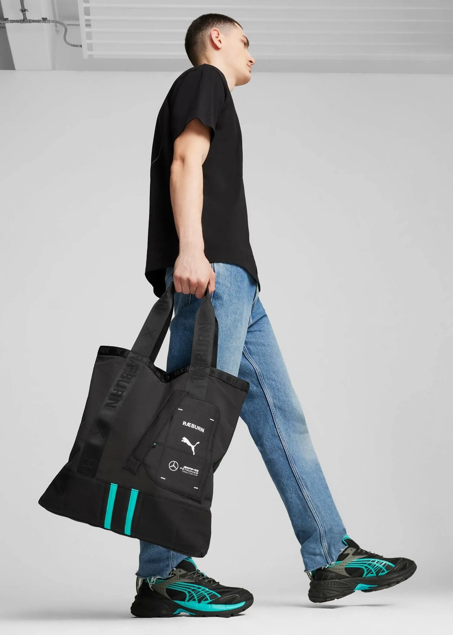 Mercedes-AMG F1 x PUMA x RÆBURN Tote Bag PUMA Black