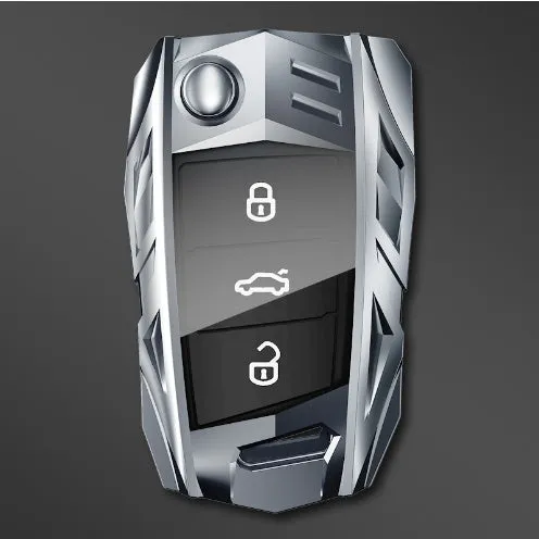 Metal Mecha Golf Auto Key Shell Sets Of Protective Shell