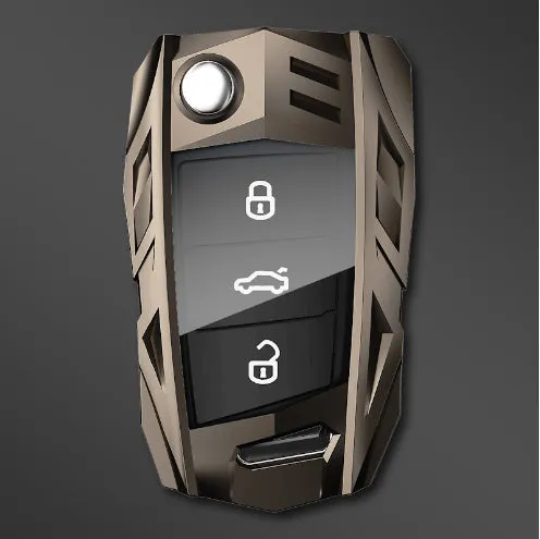 Metal Mecha Golf Auto Key Shell Sets Of Protective Shell