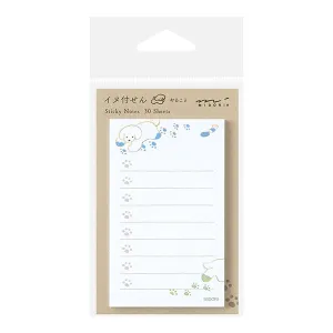 MIDORI To-Do Sticky Note // Dog White