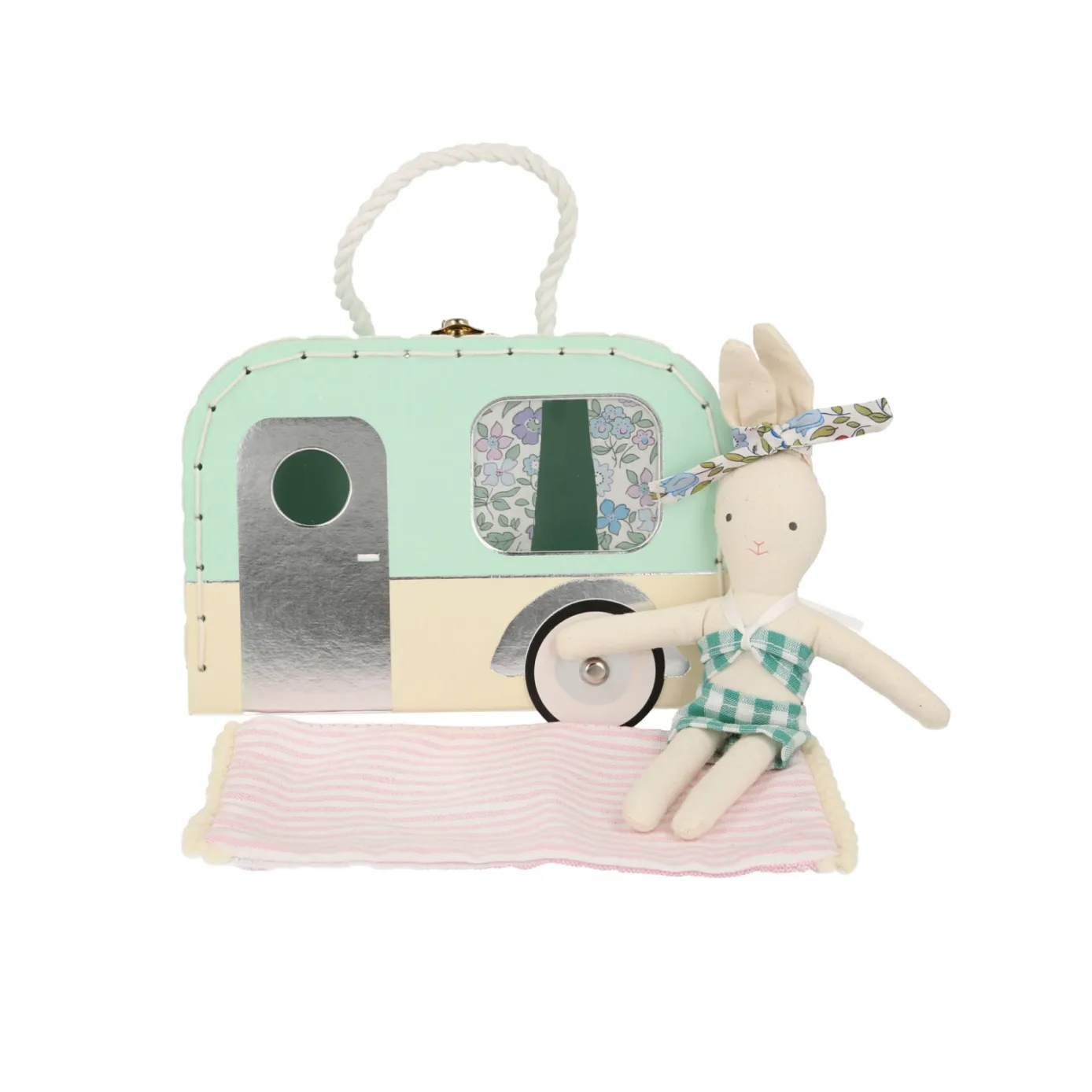 Mini Suitcase Doll Set - Caravan Bunny