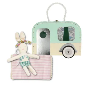 Mini Suitcase Doll Set - Caravan Bunny