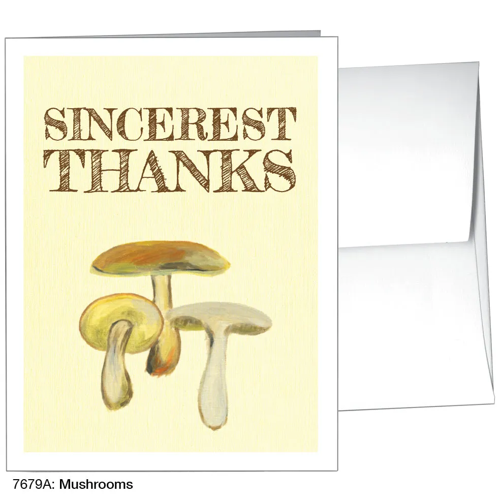 Mushrooms, Greeting Card (7679A)