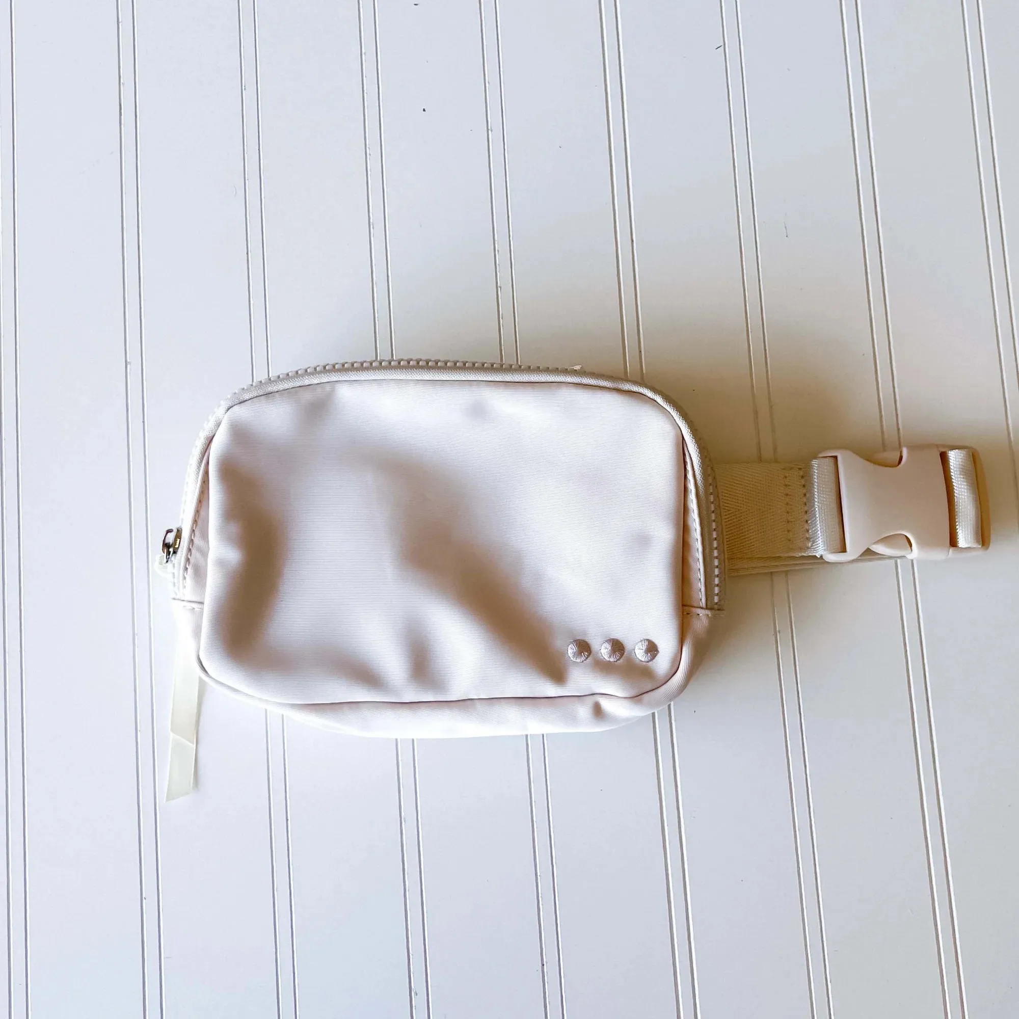 Nadya Nylon Bum Bag - Cream