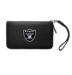 Oakland Raiders Zip Organizer Wallet Pebble