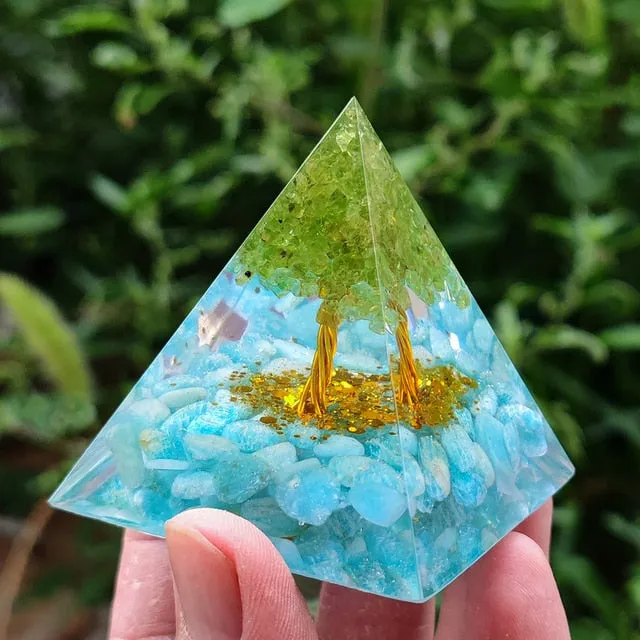 Orgonite Pyramid with over 20 Variations to Choose From