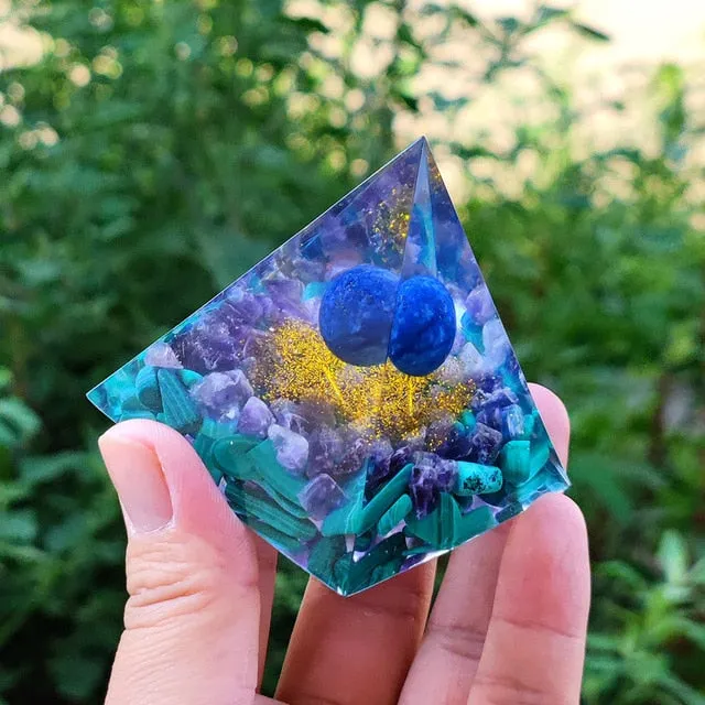 Orgonite Pyramid with over 20 Variations to Choose From