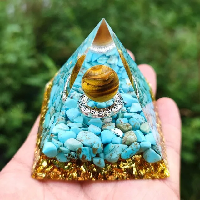 Orgonite Pyramid with over 20 Variations to Choose From