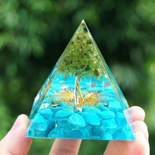 Orgonite Pyramid with over 20 Variations to Choose From