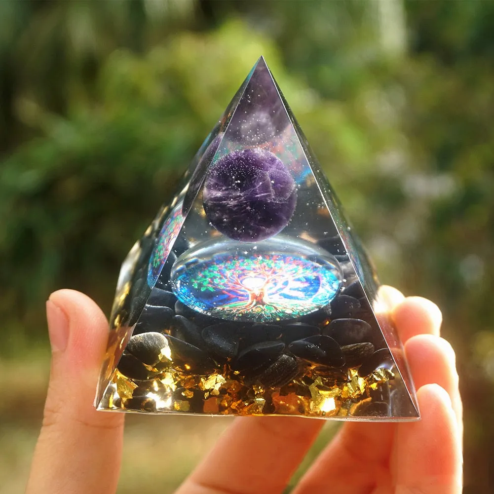 Orgonite Pyramid with over 20 Variations to Choose From