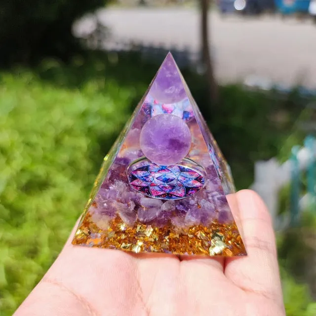 Orgonite Pyramid with over 20 Variations to Choose From