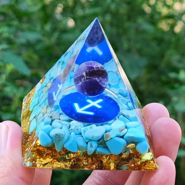 Orgonite Pyramid with over 20 Variations to Choose From