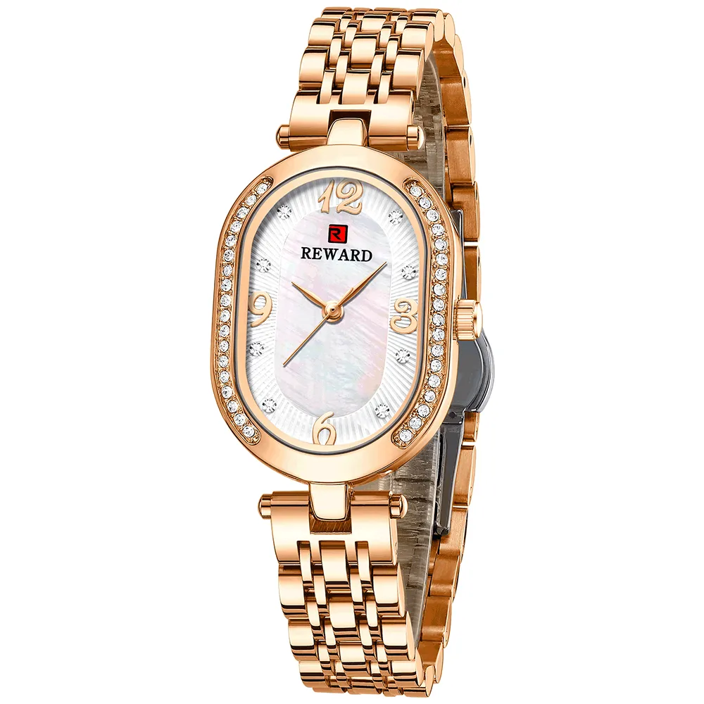 Oval Fashion Diamond Luxury Women Watch Montre Femme