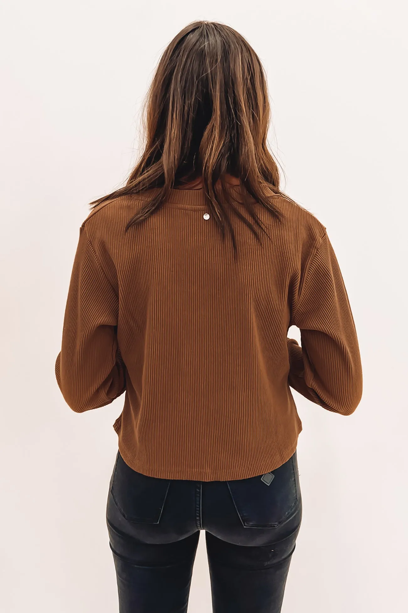 Pacific Long Sleeve Top Chocolate