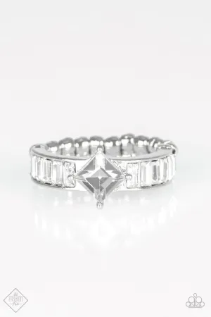 Paparazzi Ring ~ Elegantly Ever After - White