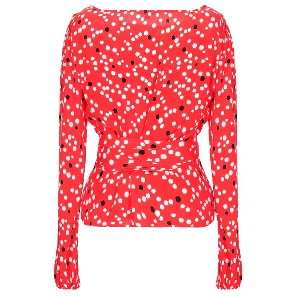 Patrizia Pepe Red Polyester Sweater