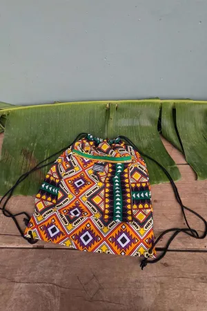 Pattern Drawstring Bag