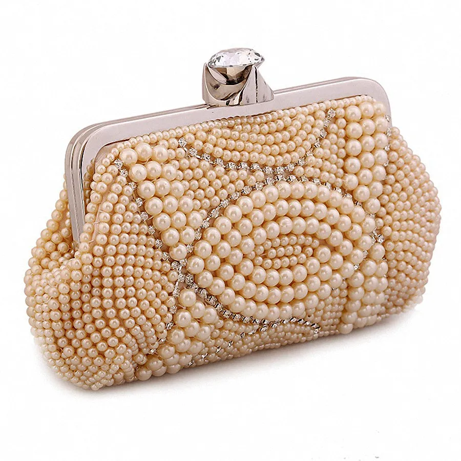 Pearl Clutch Party Purse