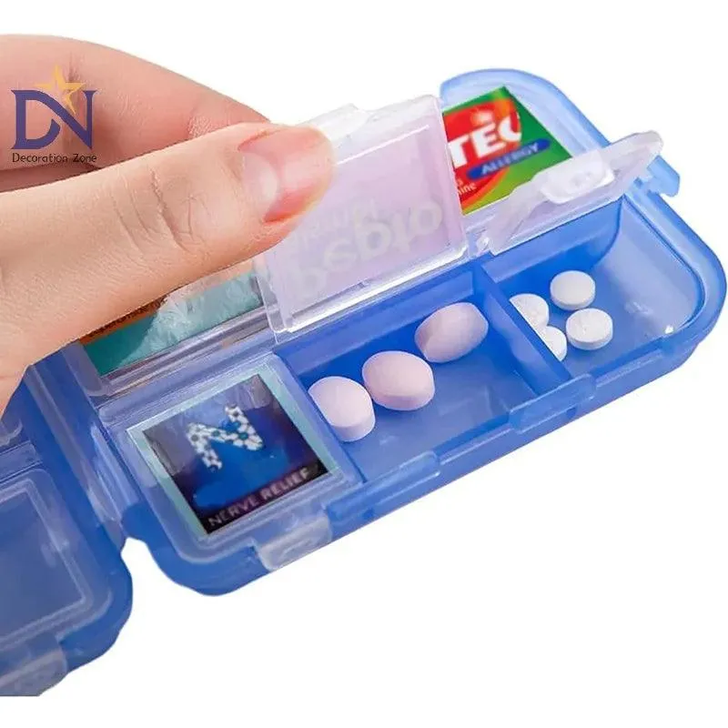 Pills Organizer With Optional Medicine Labels