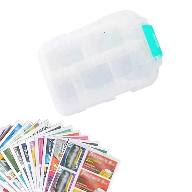 Pills Organizer With Optional Medicine Labels