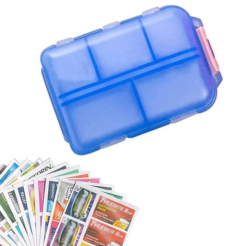 Pills Organizer With Optional Medicine Labels