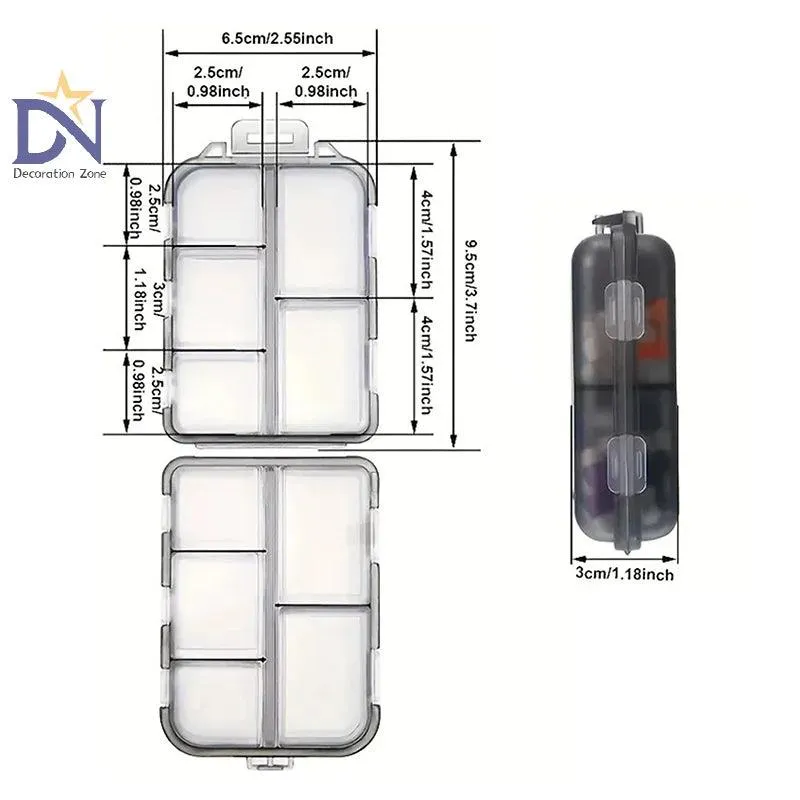 Pills Organizer With Optional Medicine Labels