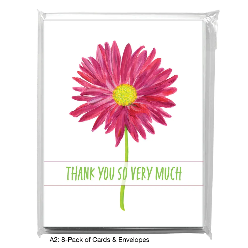 Pink Daisy, Greeting Card (8707F)