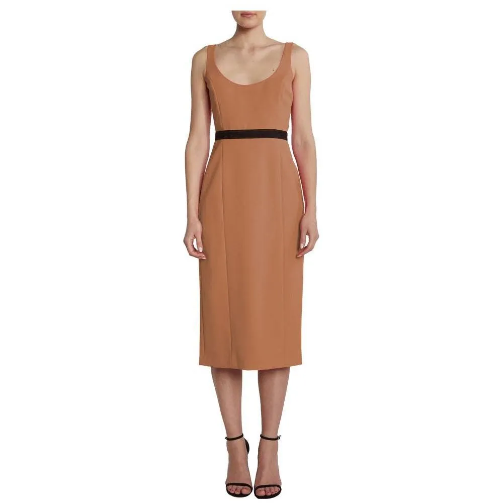 PINKO Brown Polyester Dress