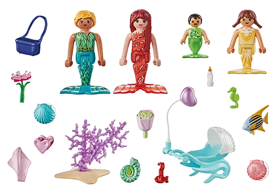 Playmobil Magic Loving Mermaid Family