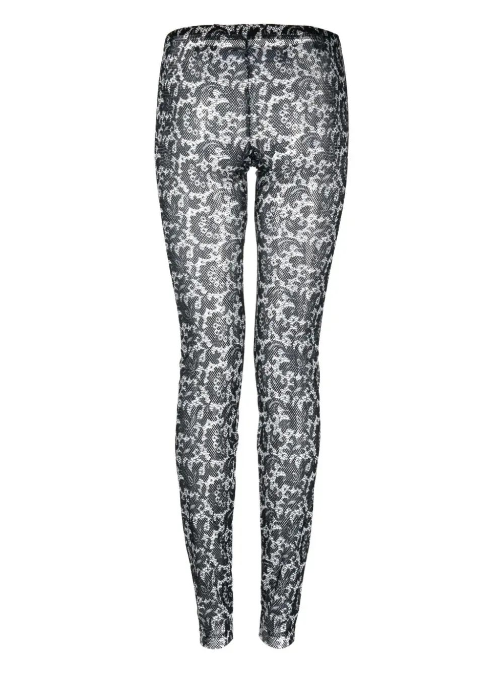 Polyester Mesh Print Leggings