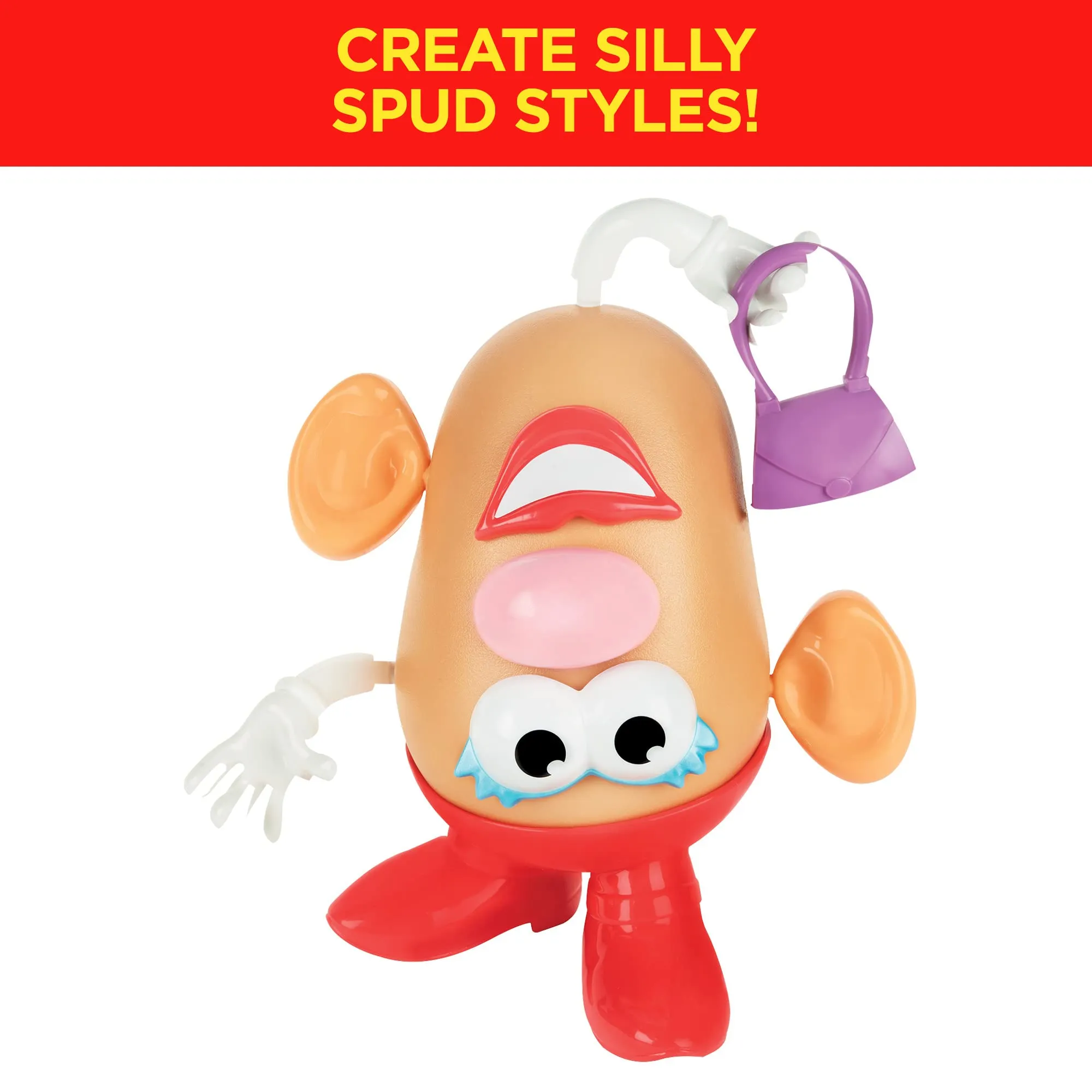 Potato Head Mrs.Potato Head Silly Suitcase Parts And Pieces Toddler Toy For Kids (Amazon Exclusive)