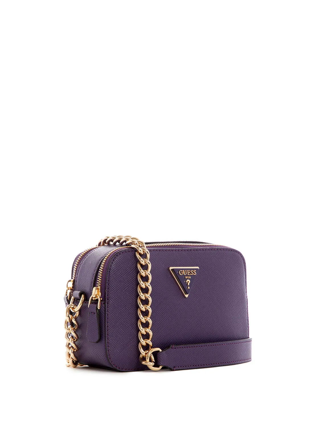 Purple Noelle Crossbody Camera Bag